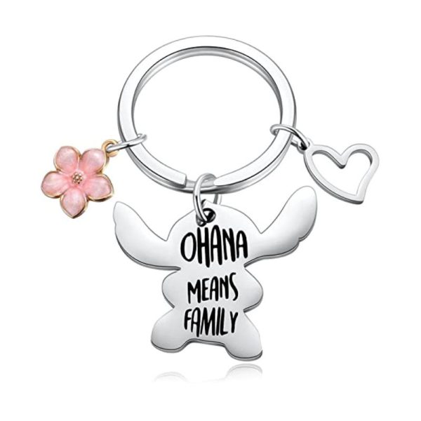 OHANA Means Family Keychain