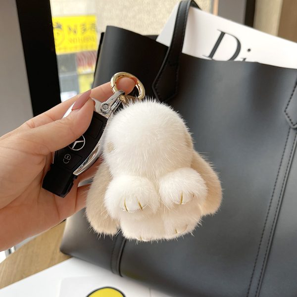 Strass Claw Rabbit Keychain