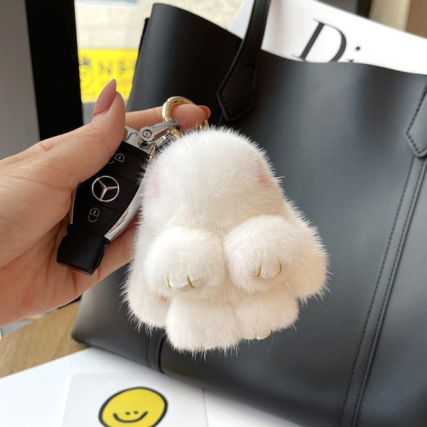 Strass Claw Rabbit Keychain