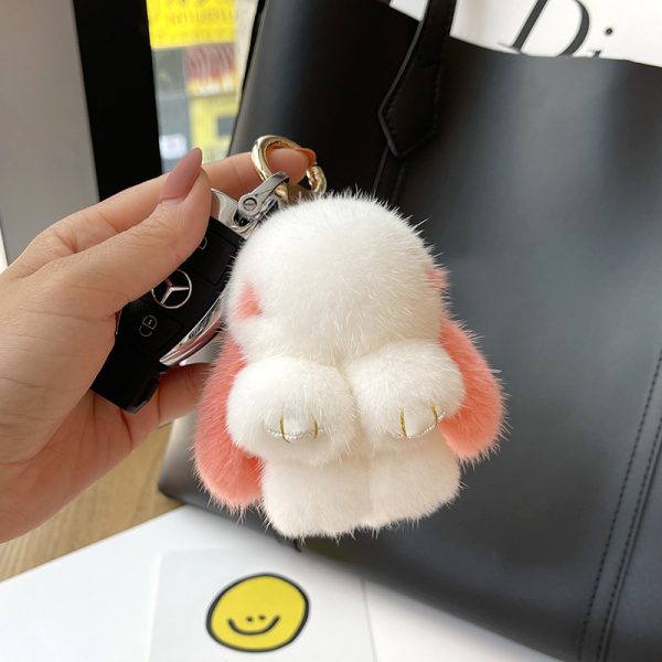 Strass Claw Rabbit Keychain