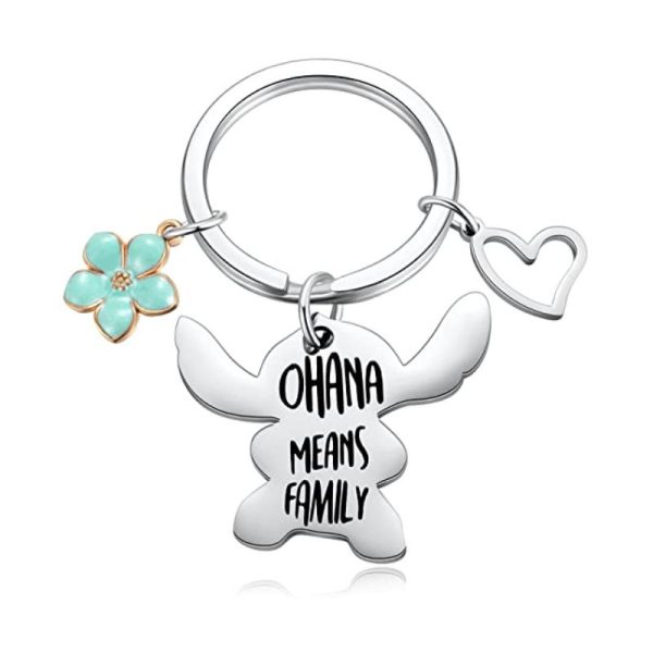 OHANA Means Family Keychain