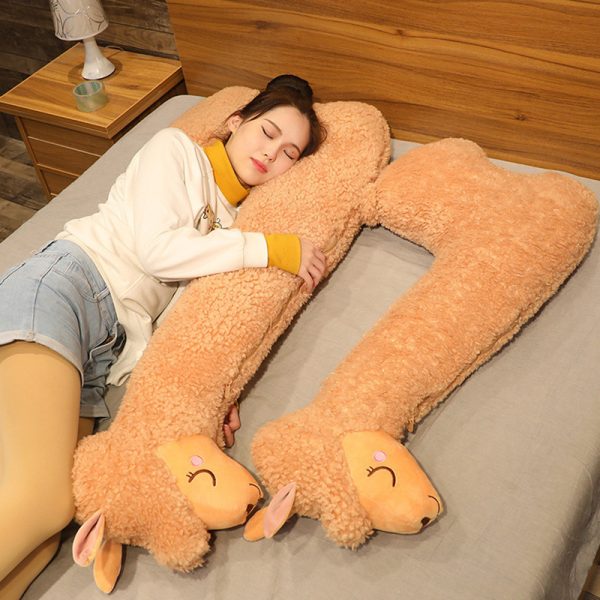Large Alpaca Plush Pillow