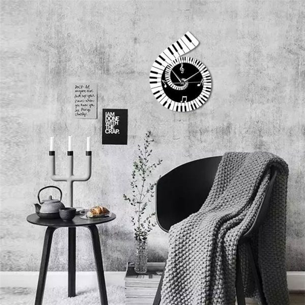 Piano Wall Clock