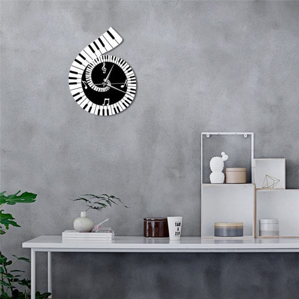 Piano Wall Clock