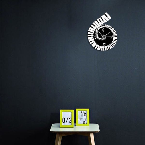 Piano Wall Clock