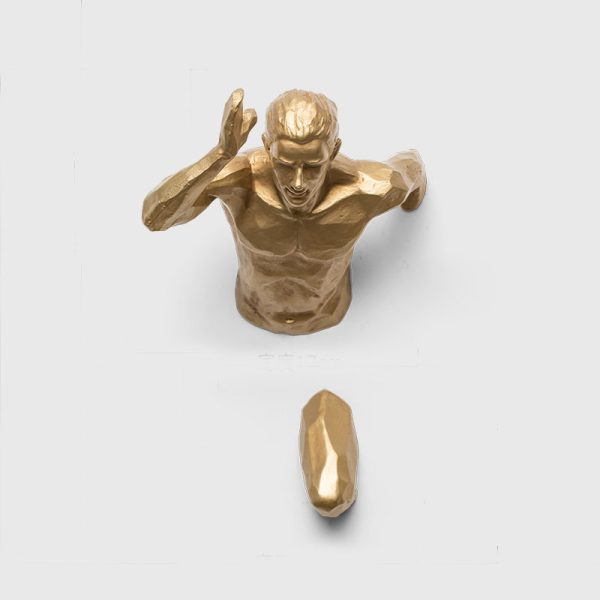 Athlete Wall Figure