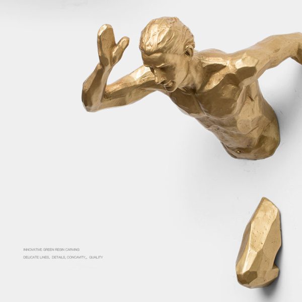 Athlete Wall Figure