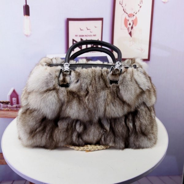 Krissa Fox Fur Bag
