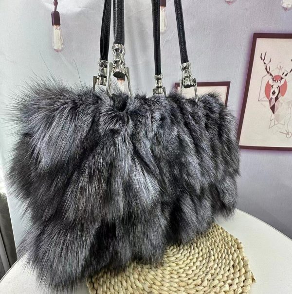 Krissa Fox Fur Bag