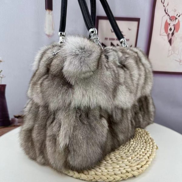 Krissa Fox Fur Bag