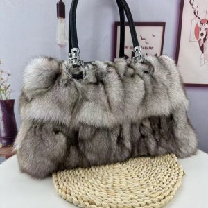 Krissa Fox Fur Bag