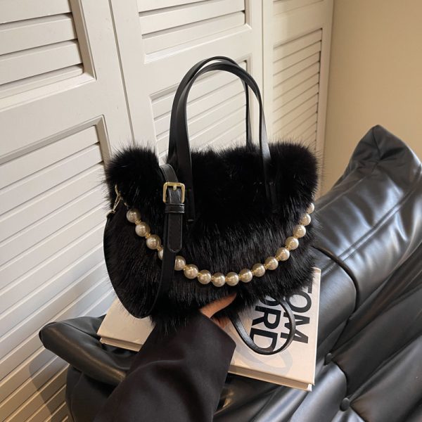 Krystal Fur Pearl Bag