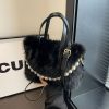 Krystal Fur Pearl Bag