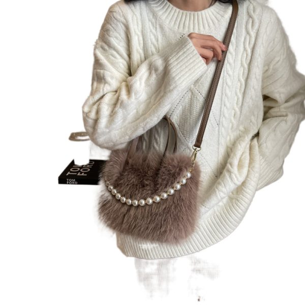 Krystal Fur Pearl Bag