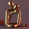 Heartwarming Loving Couple Candle Holder