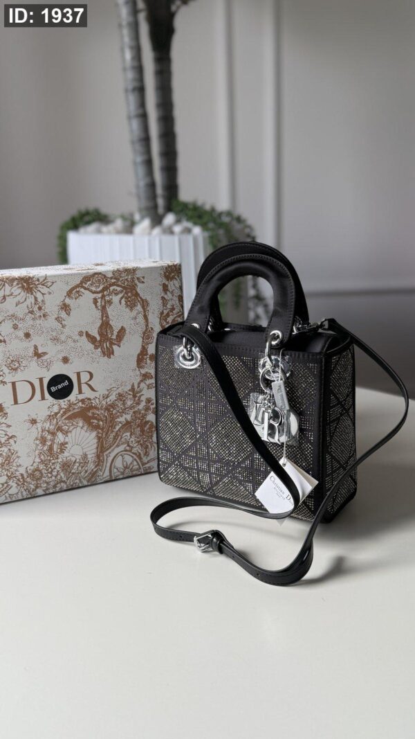 1937  Dior Crystal Handbag - Black