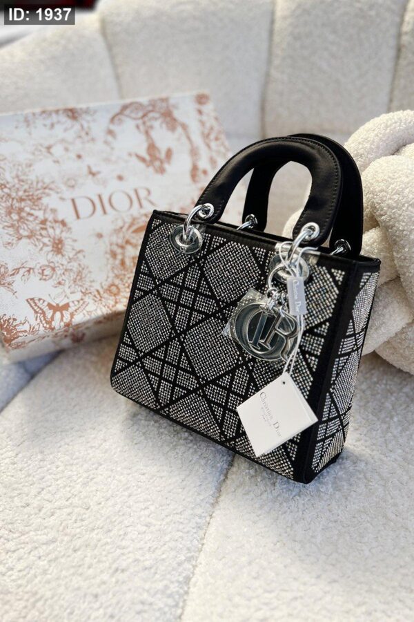 1937  Dior Crystal Handbag - Black