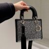 1936  Dior Crystal Handbag - Black