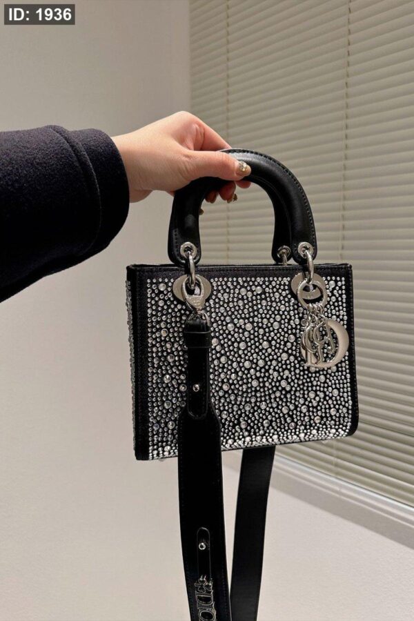 1936  Dior Crystal Handbag - Black