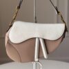 1871  Dior Saddle Bag - Beige White