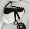 1871 Dior Saddle Bag - Black On White