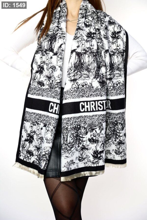 1549  Dior Cashmere Scarf
