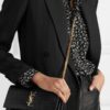 #1347 YSL Snake Crossbody Bag - Black