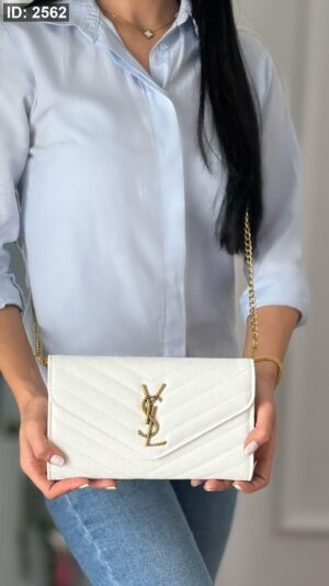 IMG_8665 #2562 YSL Crossbody Bag - White