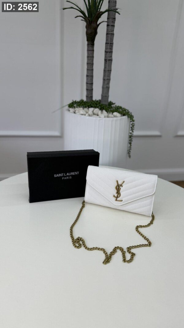 #2562  YSL Crossbody Bag - Beige
