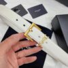 #988 YSL Belt - White