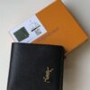 #1417 YSL Men Wallet - Black