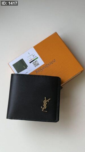 IMG_8697 #1417 YSL Men Wallet - Black